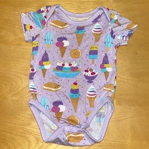 Little sleepies purple ice cream onesie